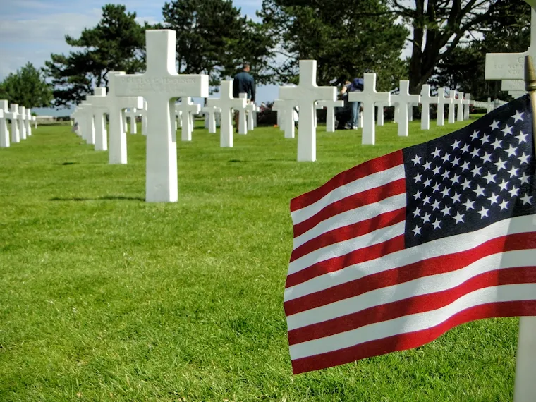 American cemetery Omaha Beach