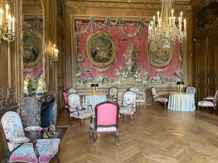 Salon de réception at the Rambouillet chateau