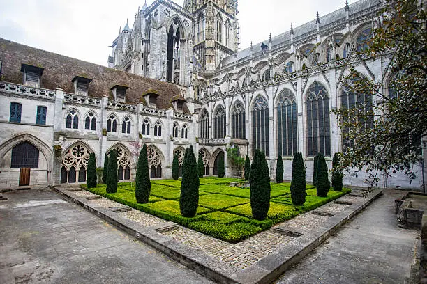 Albane Gardens courtyard by Rouen Cathedral