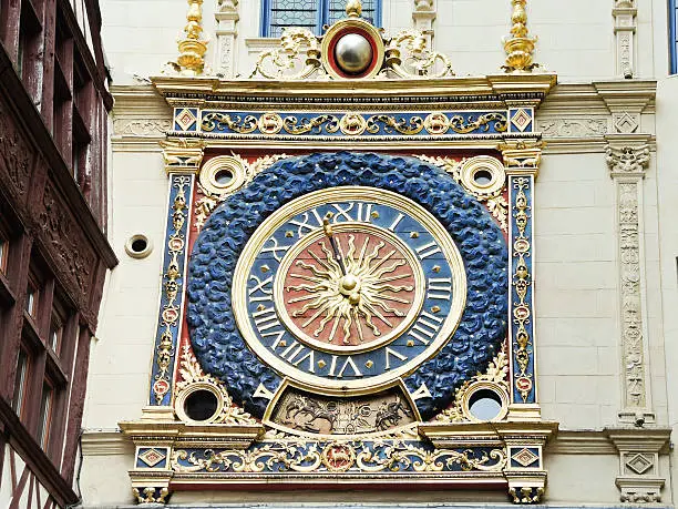 Pedestrian street of the Great Clock rue du Gros-Horloge